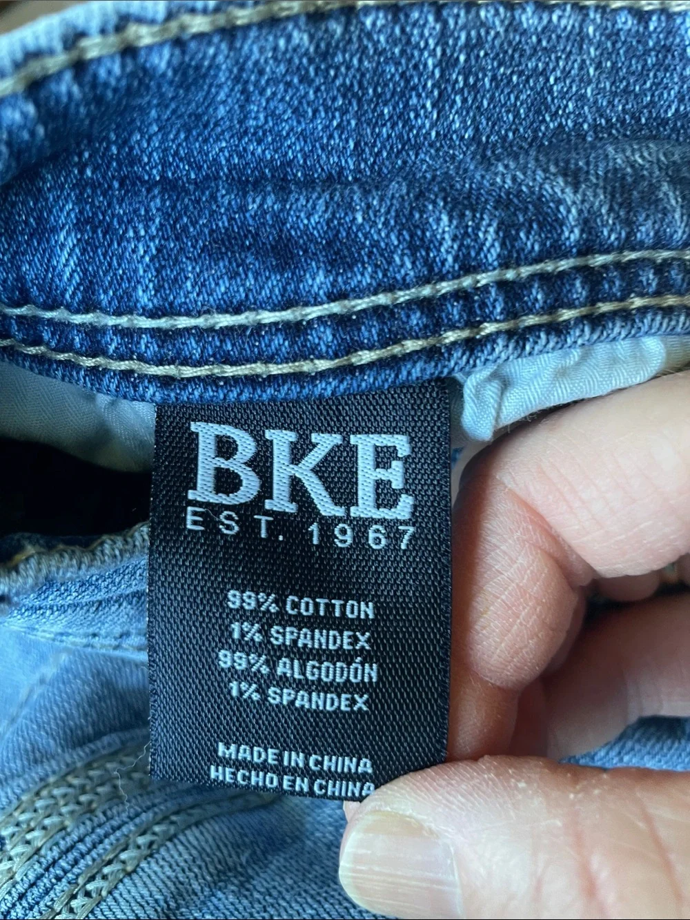 BKE ALEC Straight Leg Light Wash Jeans Men’s 29x30 (measures 28x29) ABP5197
